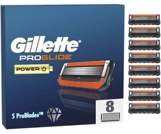 Skustuvo galvutės vyrams Gillette ProGlide Power, 8 vnt.