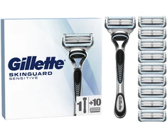 Skustuvas vyrams Gillette SkinGuard + 11 skutimosi galvučių