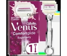 Gillette Venus ComfortGlide Sugarberry Skustuvas + Galvutė 1 vnt.