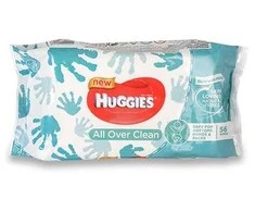 Huggies All Over Clean-Aloe fresh niisked salvrätikud 560tk