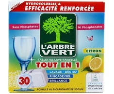 L'ARBRE VERT nõudepesumasina tabletid Lemon 30tk