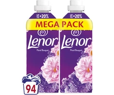 LENOR Audinių minkštiklis "Floral Bouquet" 2x987 ml (94 Skalbimai)
