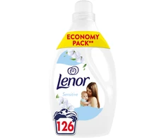 LENOR Audinių Minkštiklis Sensitive Cotton Fresh 2.65 Ll (126 Skalbimai)