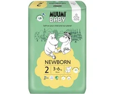 Muumi Baby teipmähkmed Nr2 (3-6kg), 58tk