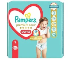 Pampers Premium Care Pants Sauskelnės, 7 Dydis, 27 Sauskeln