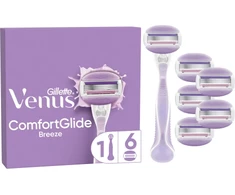 Skustuvas moterims Gillette Venus ComfortGlide Breeze + 6 keičiamos galvutės