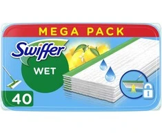 Swiffer Sweeper Moist Grindų šluostės, 40 vnt