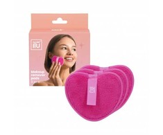 Ilu Discos Desmaquillantes Corazón Rosa 3 U