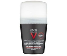 Rutulinis dezodorantas - antiperspirantas vyrams Vichy Homme Intense Roll On 72H, 50 ml