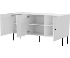 Cama Meble 3D komoda PALAZZO BIS 151x40x75 baltas matinis