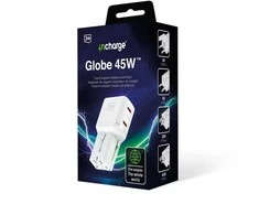 3Mk Protection 3mk incharge® Globe 45W™ 2C PD QC4+ PPS SCP AFC US/EU/AUS/UK Baltas
