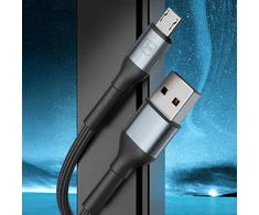 3Mk Protection 3mk Hyper Cable N-SERIES USB-A / MicroUSB 3m QC 3.0 5V/2A 10W - juodas