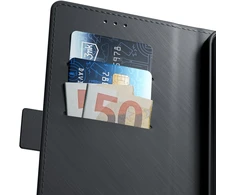 Dėklas 3Mk Protection 3mk Wallet Case for iPhone 16e - Juodas