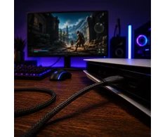 3Mk Protection Accessories - 3mk Hardy HDMI 2.1 1,5m Ultra High Speed 48Gbps 8K60Hz 4K120Hz eARC VRR ALLM Juodas