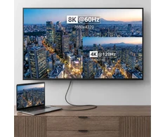 3Mk Protection Accessories - 3mk Hardy HDMI 2.1 3m Ultra High Speed 48Gbps 8K60Hz 4K120Hz eARC VRR ALLM Juodas