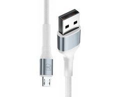 3Mk Protection 3mk Hyper Cable N-SERIES USB-A / MicroUSB 1m 5V/2.4A 12W / baltas
