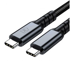 3Mk Protection 3mk Hyper Cable N-SERIES Thunderbolt 4 USB-C / USB-C 1m 48V/5A 40Gb/s 240W 8K60Hz - juodas