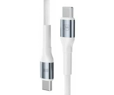3Mk apsauga 3mk Hyper kabelis 3mk Hyper kabelis N serijos USB-C / USB-C 1m 20V/3A 60W / baltas