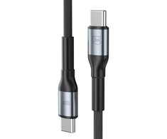 3Mk apsaugos priedai - 3mk Hyper Cable N-SERIES C-C 1m PD 3.0 QC 3.0 20V/5A 100W Juodas