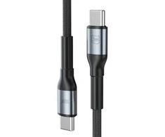 3Mk apsaugos priedai - 3mk Hyper Cable N-SERIES C-C 1m PD 3.0 QC 3.0 20V/5A 100W Juodas