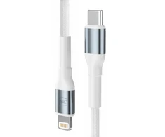 3Mk Protection Accessories - 3mk Hyper Cable N-SERIES C to Lightning 2m PD 3.0 9V/3A 27W Baltas