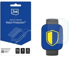 3Mk apsauginis hibridinis stiklas 3mk išmaniojo laikrodžio ekranui. Laikrodžio apsauga „FlexibleGlass“, skirtas „Amazfit Bip 5“.