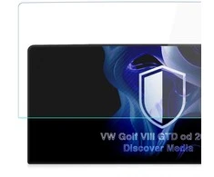 3Mk apsauga VW Golf VIII GTD „Discover Media“ (2021 m. -) - 3mk „TechWrap“ matinis centras Ekranas