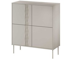 Cama Meble 4D komoda TRESSE 100x40x110 kašmyro matinė spalva