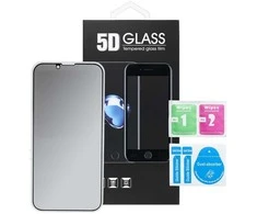 Oem 5D Full Glue Tempered Glass - for iPhone 14 Pro Max (Privacy) juodas