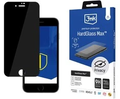 3MK HardGlass Max Privacy Apple iPhone 7/8 juodas Fullscreen Glass Privacy