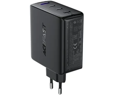Įkroviklis Acefast A94 100W GaN 3xUSB-C/USB-A juodas