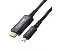 Acefast C1 USB-C/HDMI vaizdo kabelis 4K 60Hz HDR 1,8 m – juodas