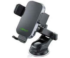 Acefast D53 Car Mount with Wireless Charger for Dashboard with Automatic Clamp - Juodas