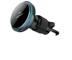Acefast D61 Magnetic Car Air Vent Holder with Qi2 25W Wireless Charging - Gray