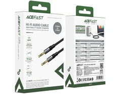 Acefast J10 AUX cable mini jack 3.5mm 1m - juodas