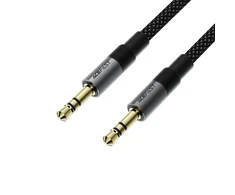 Acefast J10 AUX cable mini jack 3.5mm 1m - juodas