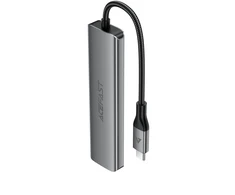 Acefast J16 USB Hub USB-C 5-in-1 HDMI 4K 60Hz PD90W Docking Station - Gray