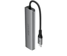 Acefast J18 USB Hub USB-C 6-in-1 HDMI 4K 60Hz PD90W Docking Station - Gray
