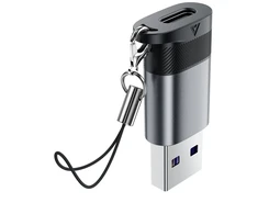Acefast J8 USB-C - USB-A Adapteris - Gray
