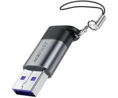 Acefast J8 USB-C - USB-A Adapteris - Gray