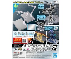 Bandai 7 SKAIDRIOS SPALVOS „ACTION BASE“ [VEIDRODŽIO LIPDUKŲ RINKINYS]