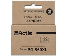 Actis KC-560 Ink (pakeitimas Canon PG-560XL; Supreme; 22 ml; juodas). Spausdina 50 % daugiau nei OEM.