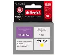 Activejet AB-427YNX Brother spausdintuvas ink cartridge, replacement for Brother LC-427YXL; Supreme; 53 ml; yellow