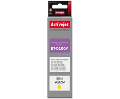 Activejet AB-D100Y Ink cartridge for Brother printers, replacement for Brother BT-D100Y; Supreme; 50 ml; yellow
