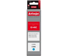 Activejet AC-G46C Ink cartridge for Canon printers, replacement for Canon GI-46C; Supreme; 135 ml; cyan