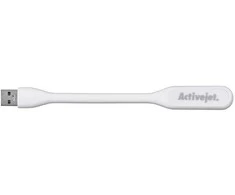 Activejet USB LED computer lamp Baltas