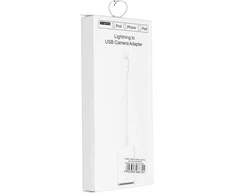 OEM adapteris OTG USB A (lizdas) į Lightning (vyras) baltas