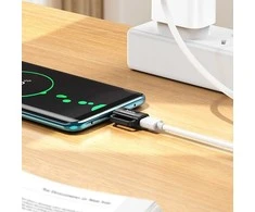 Adapteris OTG USB C to Lightning Hoco 3A UA31E juodas