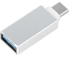 Oem PTC adapteris OTG USB A į USB Type-C 3.0 baltas