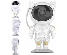 Astronautas baltas žvaigždžių projektorius LED Disco